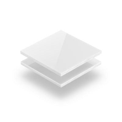 Plaque plexiglass blanc